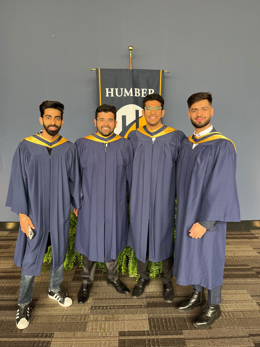 Handsome Lads now Grads! 
#HumberGrad