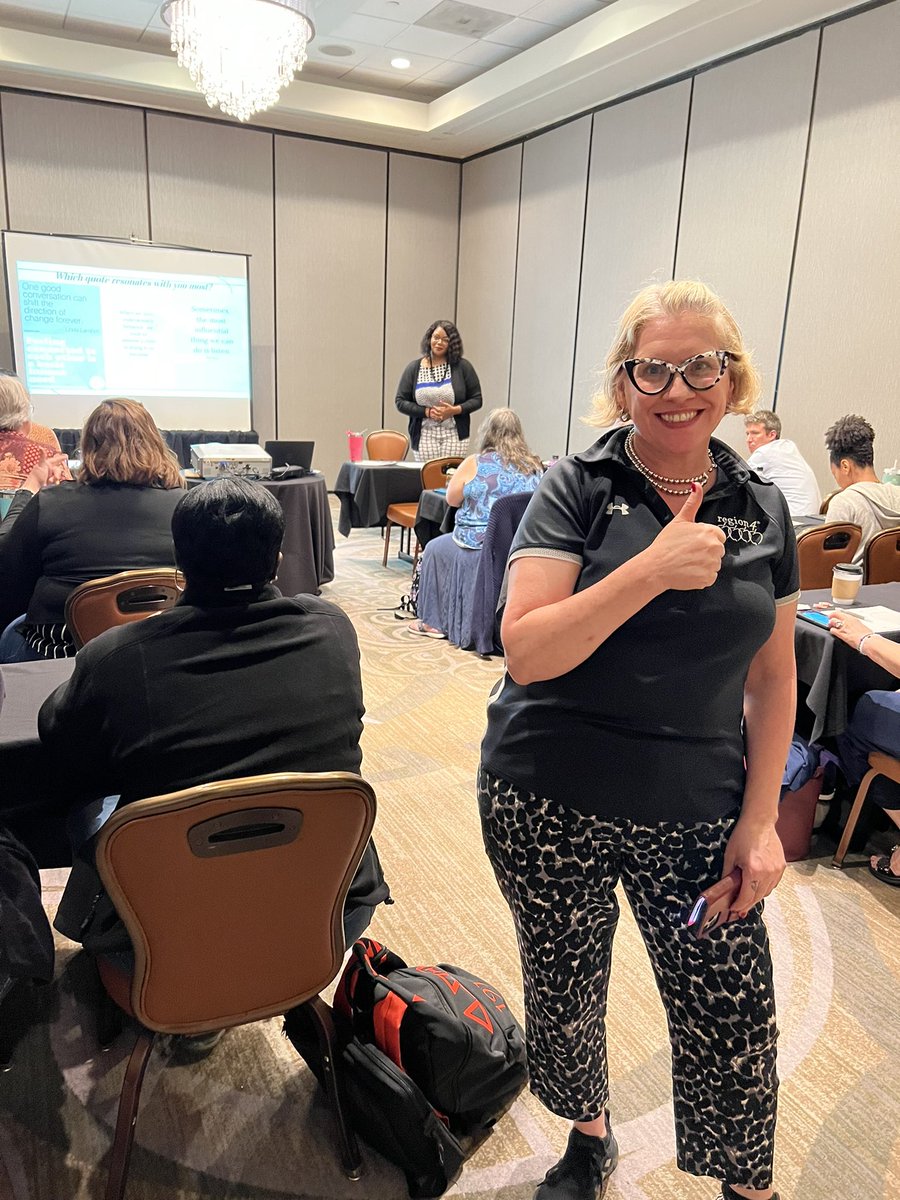 🌟  Shoutout to Catherine Landry, our fantastic IP team member and behavior specialist for facilitating the Connection Corner breakout at the #R4Inclusive Conference!

Thank you for keeping us engaged! 🙌

#ConnectionCorner #InclusiveEd