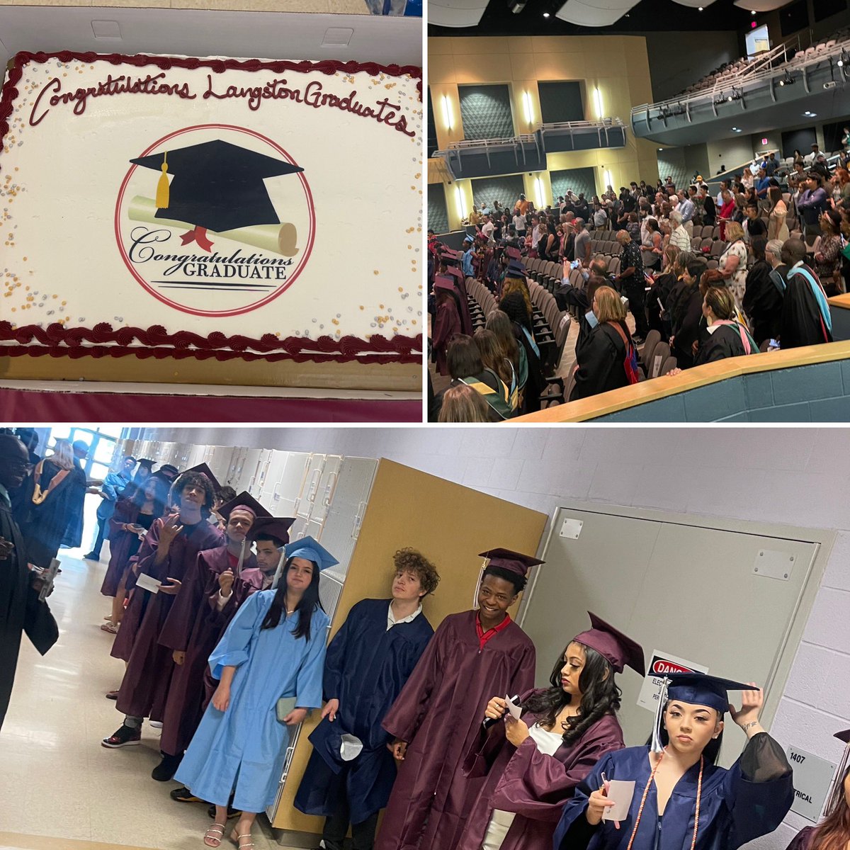 Langston High School tweet media