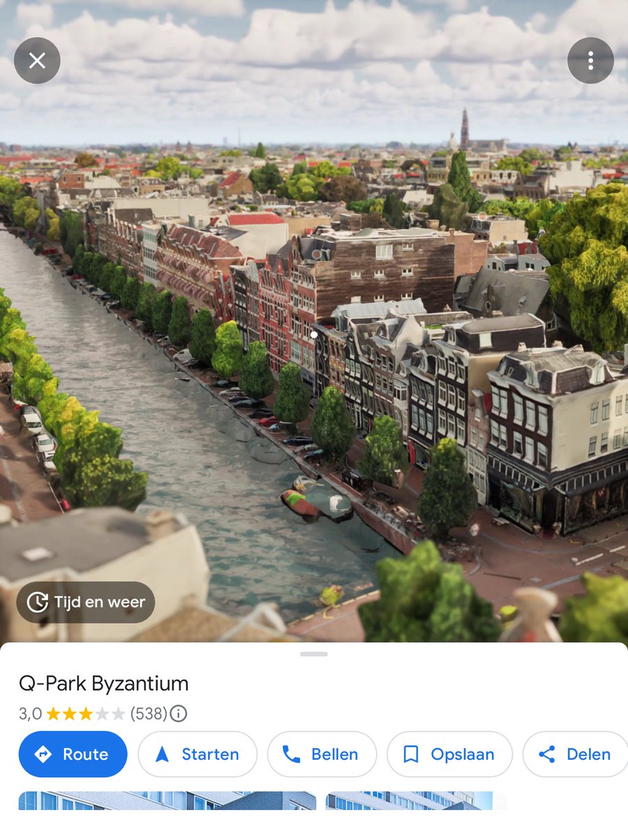 klwinkel's tweet image. #Immersiveview in Google maps voor #amsterdam