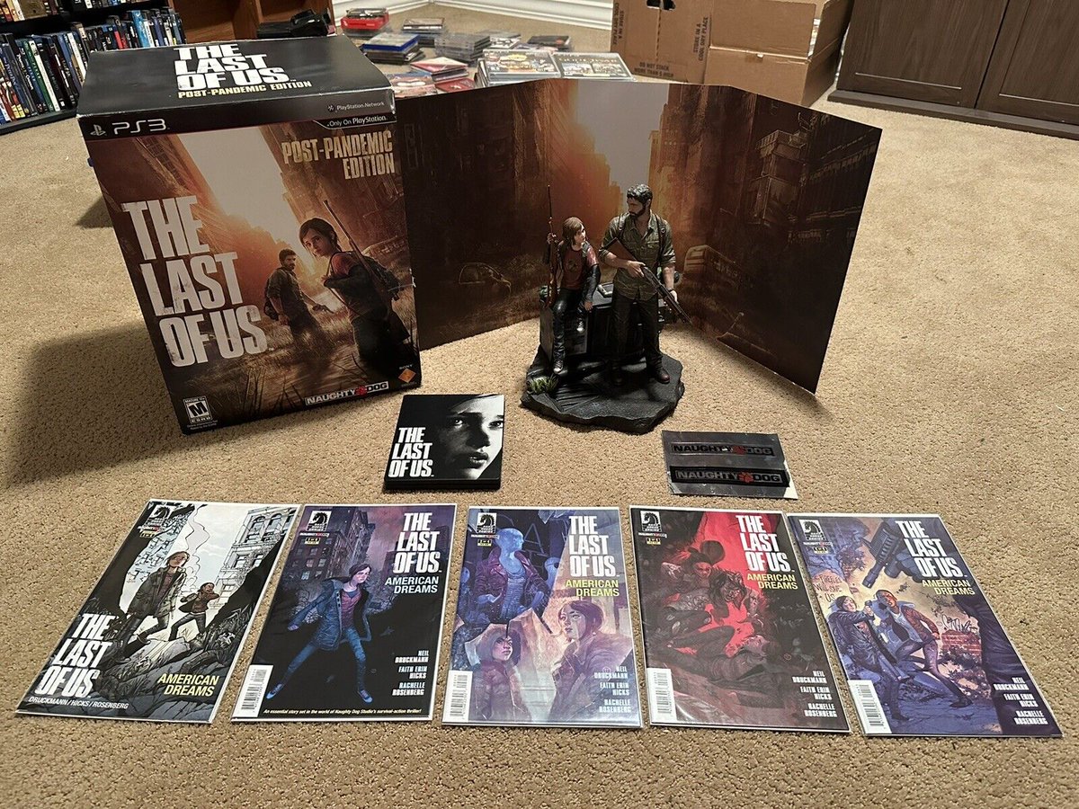 @Neil_Druckmann Thanks Neil. I can remember it like yesterday. 2013 my #TLOU #TheLastOfUs #PostPandemic #CollectorsEdition came! I still have it.