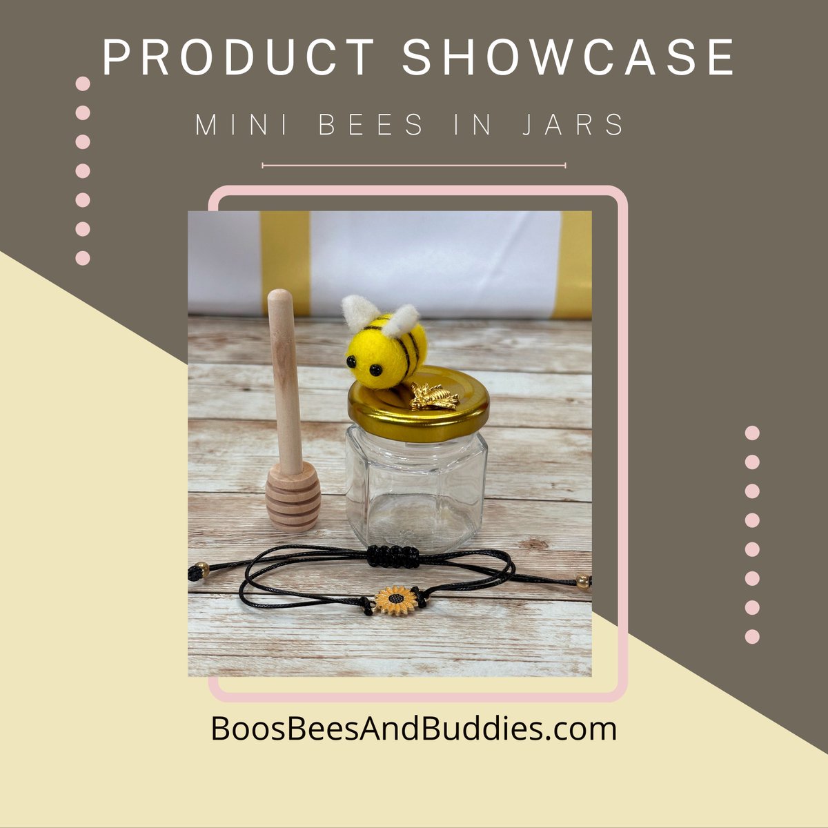 boosbeesbuddies's tweet photo. Introducing the Mini Bee in a Jar, the perfect travel pal for sensory exploration and play. Plus, it fits easily in a pocket or purse for those on-the-go adventures!
*
#boosbeesandbuddies #smallbusiness #minibee #jar #honeybee #bee #honeycomb #travelpal #sensoryplay #fidgettoy https://t.co/CRkLRCfz6X