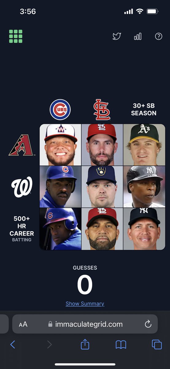 poobagluigi's tweet photo. Immaculate Grid 6/14 9/9
this post is an attempt to replace smash twitter with baseball twitter
#mlb #mlbtrivia https://t.co/aQETa6j9PZ