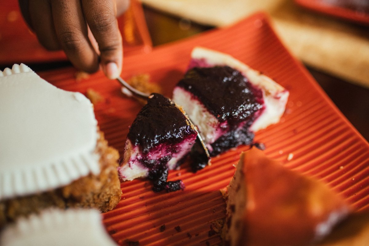 we promise you will fall in LOVE with our Vegan Blueberry Cheesecake 💙#nuvegancafe #ilovenuvegan #vegansoulfood #howarduniversity #rvavegan #dcvegan #mdvegan #baltimorevegan #veganmacandcheese #veganchicken #veganfoodie #veganeats #veganfood