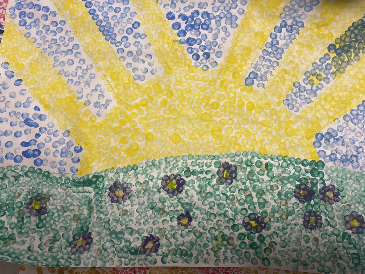 k8createavon's tweet photo. Studying Neo-impressionism, Pointillism inspiration of Seurat and Signac.
@AvonPS 
@yourschools 
#theartsmatter https://t.co/PORXLjgvst