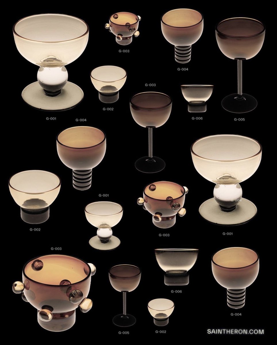 Solange and glassblower, Jason McDonald have collaborated on a glassware collection and I need every piece
