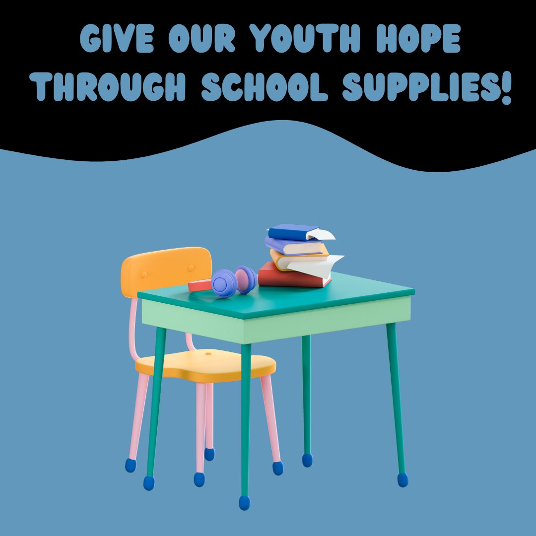 Donate much-needed school supplies to The Circle of Love Foundation today! Kids need your help! Visit thecircleoflove.org to learn more information on how to donate! ✏️📓🖊️ #kidsneedyou #givehope #donatenow