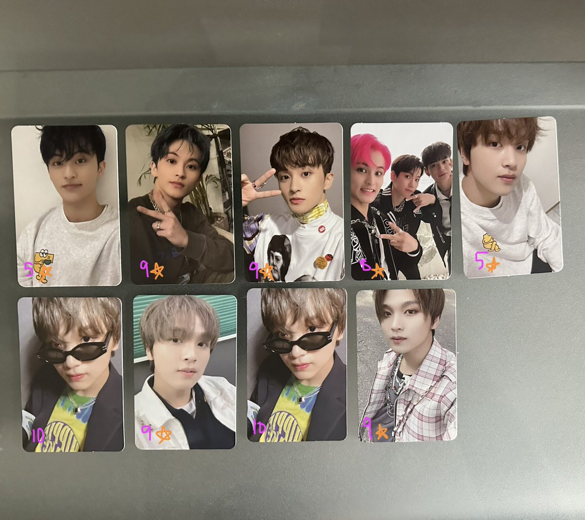 jeoImi's tweet photo. WTS nct MARK HAECHAN
- prices in photo
- orange star = album available (+ $8)
- usa stamped shipping 
- all in great condition 
- dm if interested!

see below for more info

pc photocard us 127 superm dream lee hello future hot sauce group cafe sunglasses boring crazy chilling https://t.co/auW7iFBEOz