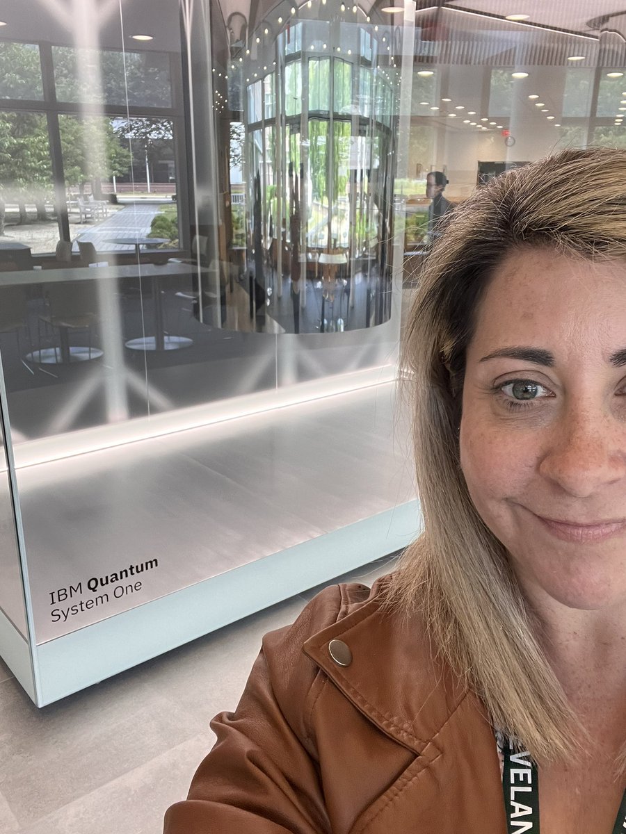 Dr_BeckyBartel's tweet image. Today I got to see something I have only talked about  to students as the next level of computing. 10 years ago I was talking about in theory…today I got to see one in person #ibmquantumsystemone @CSforCLE