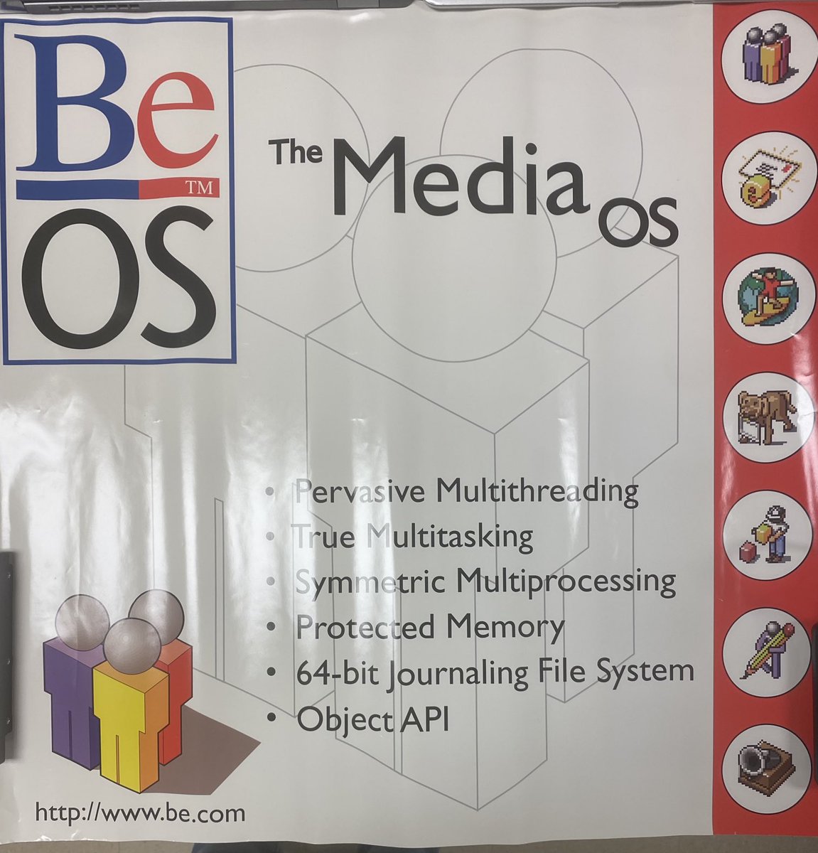 patricklarkin's tweet image. BeOS - The Media OS
#apple #beos