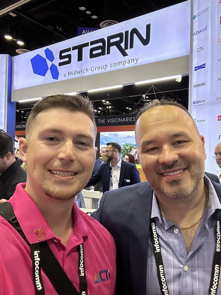 BradWilbanksCTS's tweet photo. More #AVselfies from #InfoComm23 https://t.co/nrJwQ3LkPq