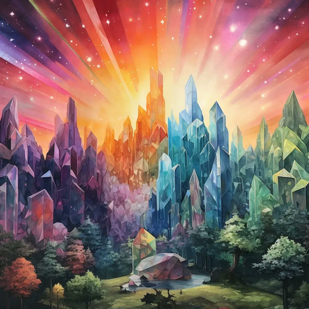 Imagine a world where forests are made of crystal and the light of twin suns creates a perpetual rainbow. What lives there? How do they survive? Let your imagination run wild! 🌍🌌💎 #scifi #writingprompt