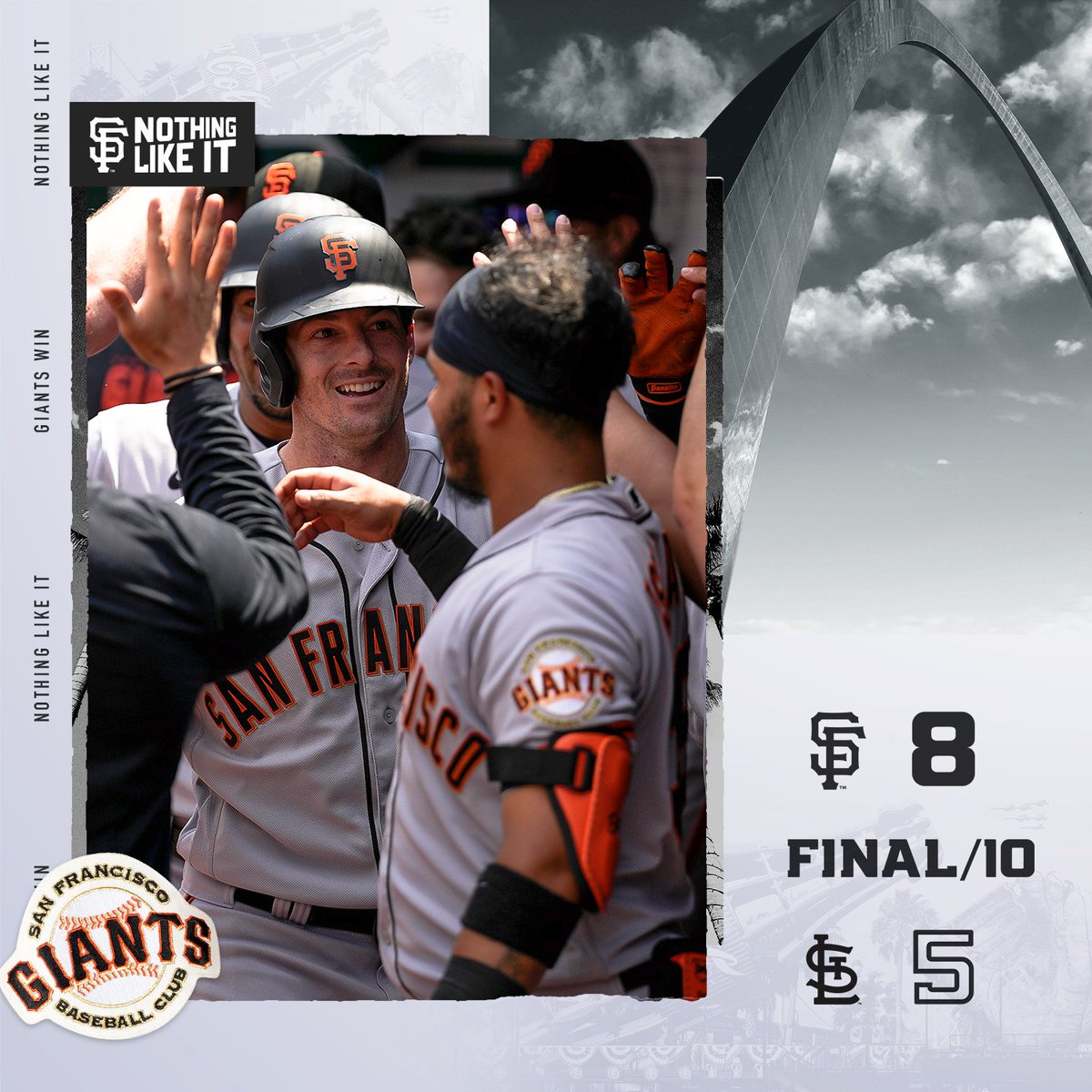 SFGiants's tweet photo. Fun trip to St. LLLouis 🧹 https://t.co/rHqmEUt7TD