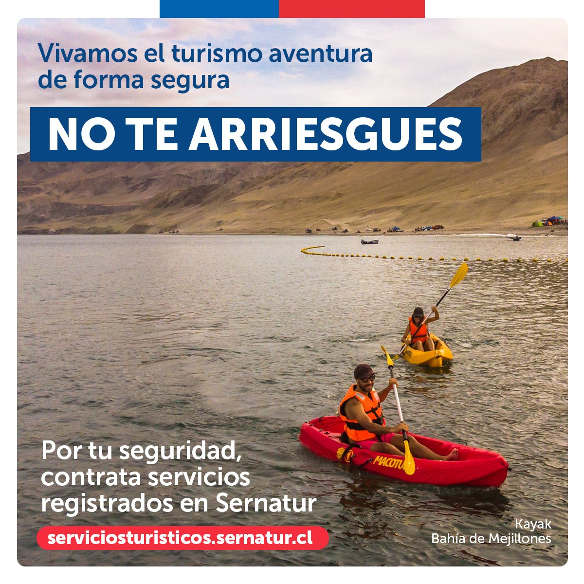 ¿Qué esperas para obtener tu #SelloR? 

🙌 Sé parte del Registro de Sernatur y obtén: 

➕ Apoyo 

➕ Turistas 

➕ Posicionamiento 

Solo debes ingresar en registro.sernatur.cl 💻 

Si tienes dudas o consultas, contáctanos en ☎️ 600 600 6066 o 📩 turismoatiende@sernatur.cl.