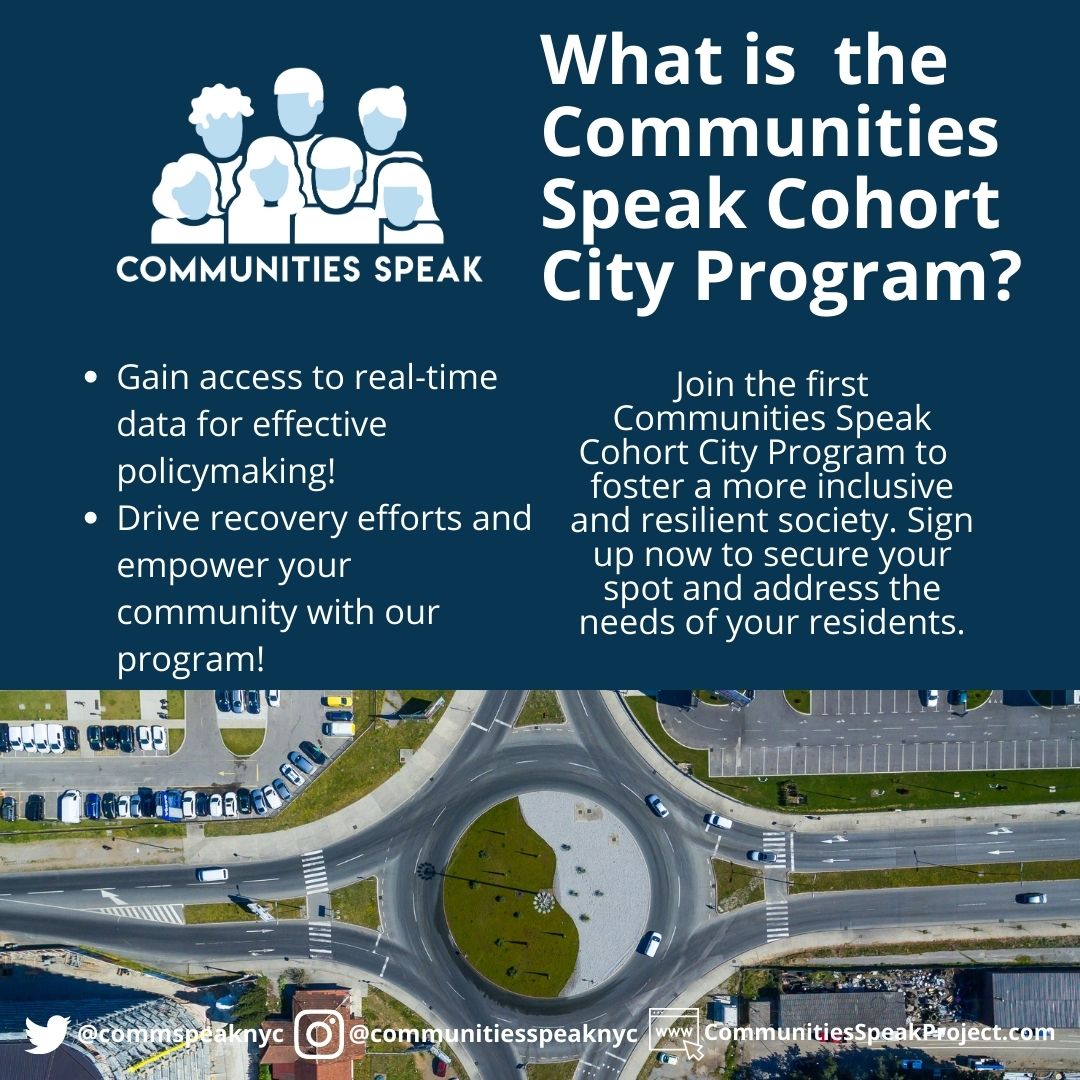 Commspeaknyc's tweet image. Attention city officials! 📢 Are you ready to shape policy and meet the needs of your residents in a data-driven way?  📊 Join us to access real-time data, develop effective policies, and target resources where they&apos;re needed most. Apply now! link in bio #DataDrivenPolicies