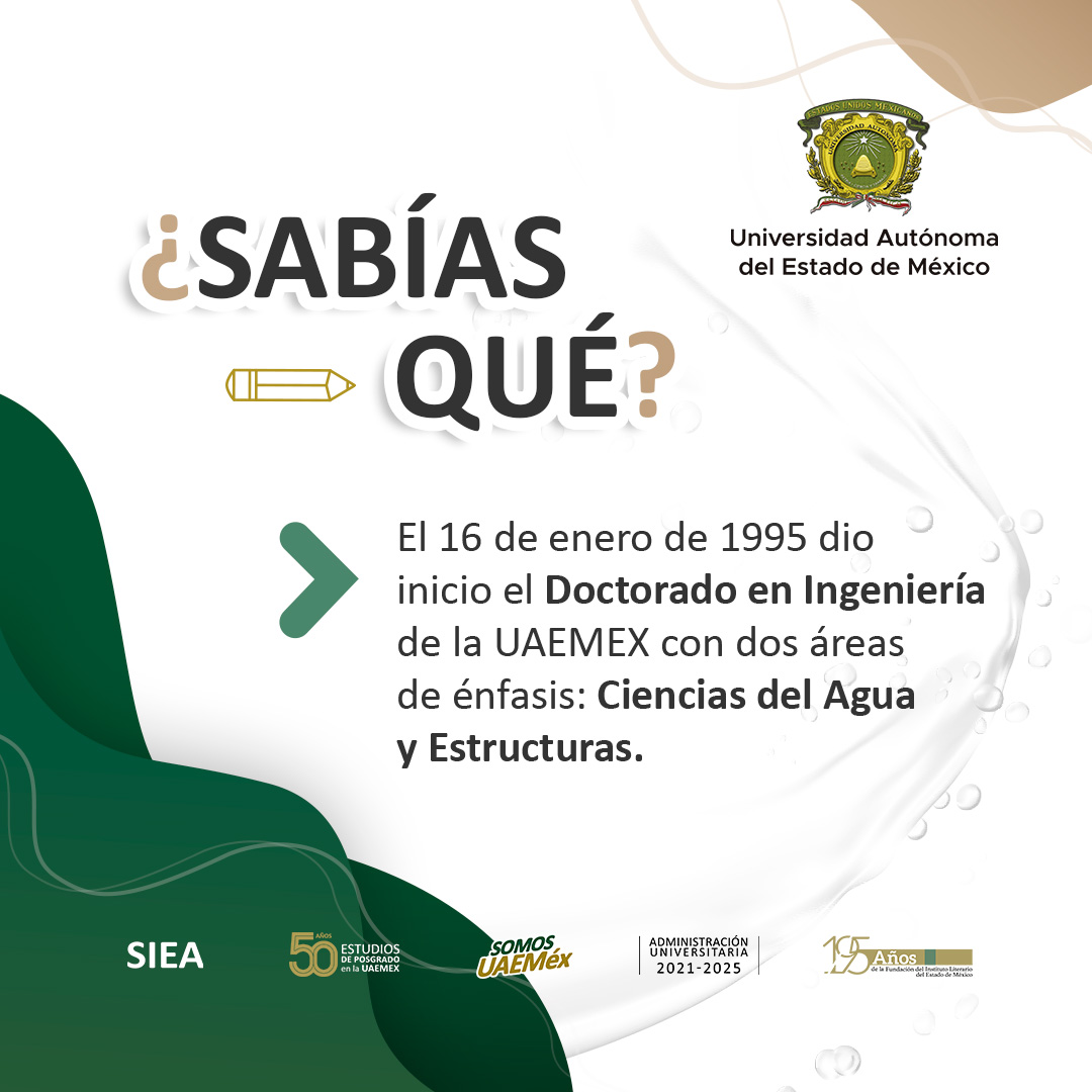 SIEA_UAEMex's tweet photo. Conmemorando 50 Años de los Estudios de Posgrado en la UAEMEX.
#Somosestudiosavanzadosdecalidad #SomosUAEMéx 📷📷 https://t.co/s6PZ5adF3p