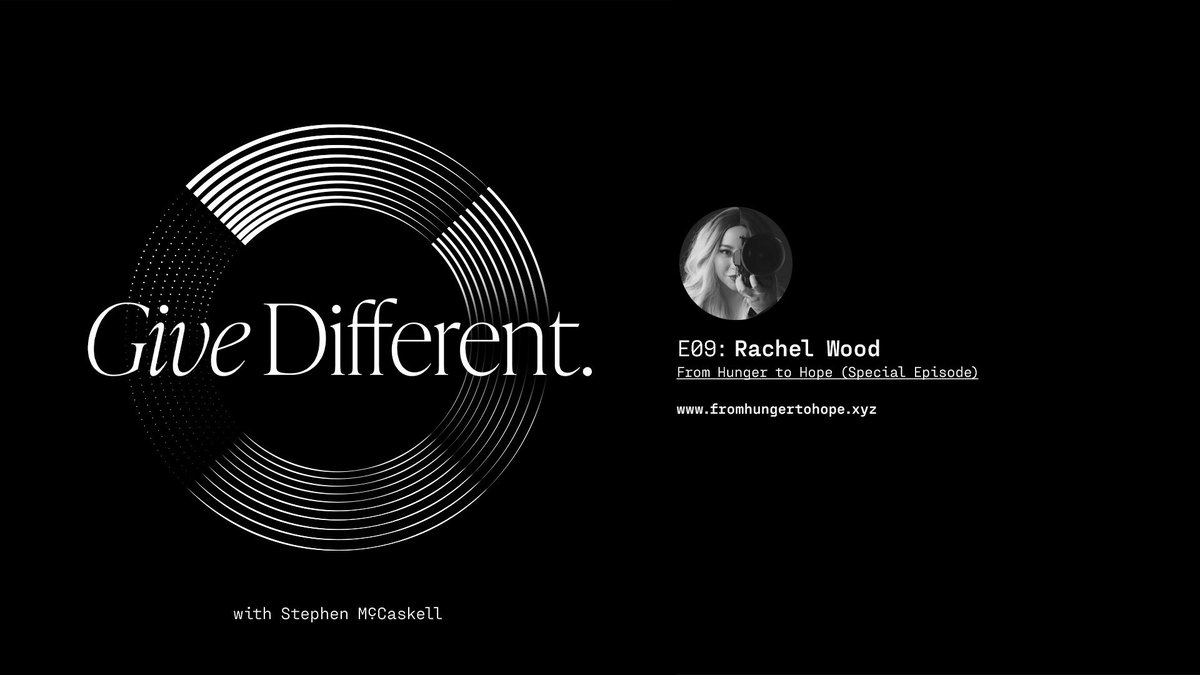 New episode of Give Different is out, featuring <a href="/RachelSTWood/">Rachel Suzanne Tien Wood</a> as we talk about her story in crypto and her involvement in the From Hunger to Hope web3 exhibition! 🌏📷

Apple: podcasts.apple.com/us/podcast/id1…
Spotify: open.spotify.com/episode/3Wocij…
Youtube: youtu.be/Vu3xnKUh68Q