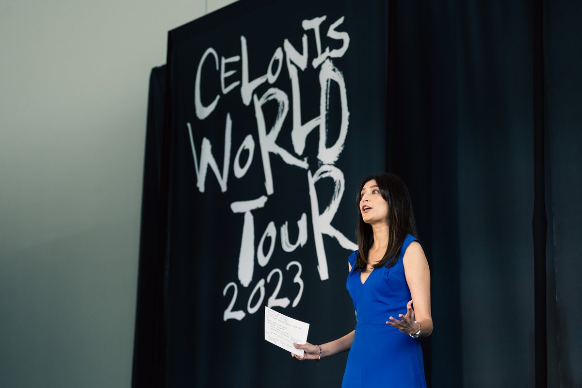Celonis's tweet photo. We’re LIVE at Celonis World Tour New York 🇺🇸
“Processes make everything happen. They’re the fabric of your business.” - Alex Rinke
#CelonisWorldTour #NewYork
#ProcessMiningRoadshow