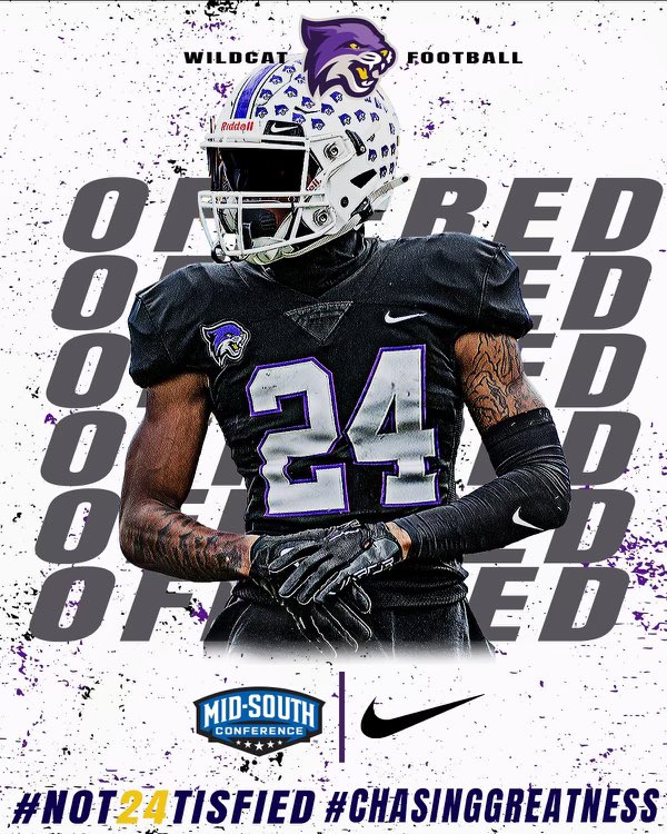 after having a great talk with coach Kyle i am blessed to receive an offer from Bethel University!!🟣⚪️@BU_FootballTN @_CoachWallace #CHASINGGREATNESS