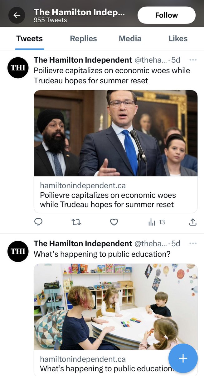 You may have seen the Ontario PCs spamming links to The Hamilton Independent.

So I asked the question, what is this new “news org” and after doing extensive research I have found the following EXPLOSIVE…. 1/

#cdnmedia #onpoli