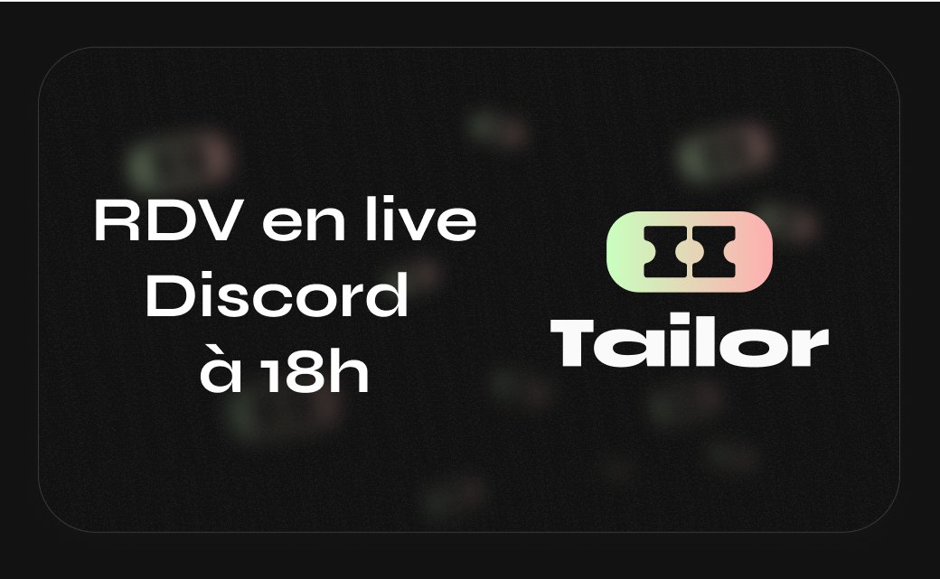 Ce soir on accueille Joey de la salle de spectacle La Cigale 🔥

C'est maintenant, sur notre live Discord 👾

➡️ discord.gg/dku375mw?event… ⬅️