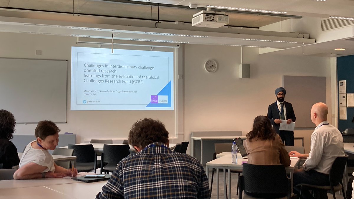 MannVirdee's tweet photo. Great to be able to present at #EuSPRI on some lessons from our ongoing evaluation of the Global Challenges Research Fund (GCRF) #EuSPRI23 https://t.co/wRi98TbUdi