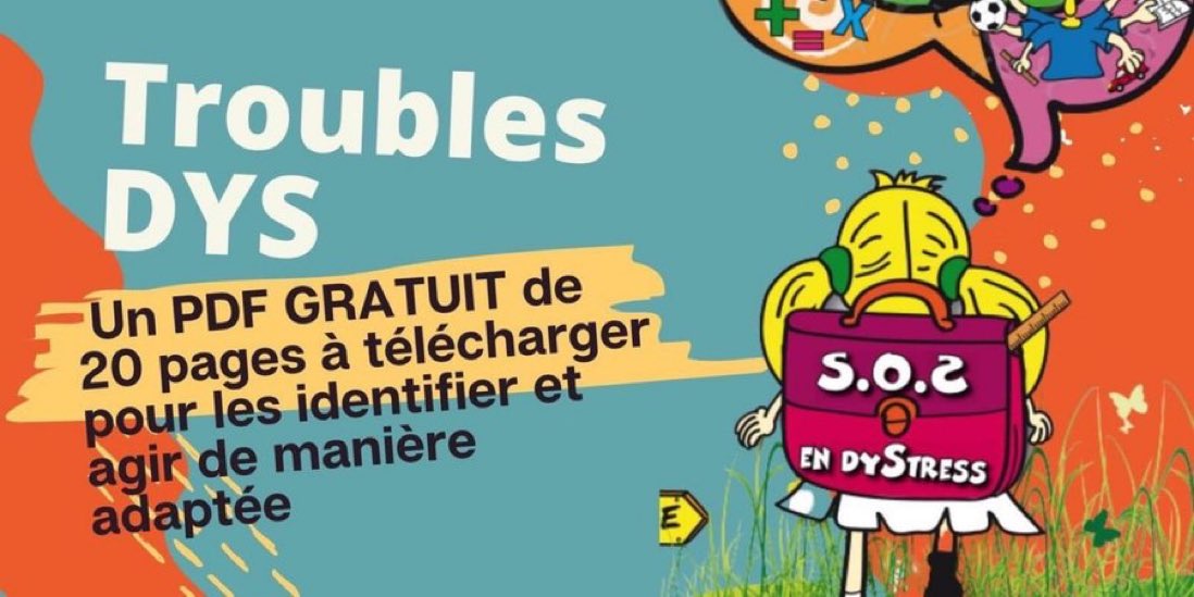 #enseignement #inclusion Troubles DYS : un livret gratuit de 20 pages à télécharger pour les identifier et agir de manière adaptée : outil pour les parents et les enseignants calameo.com/ville-creteil/…