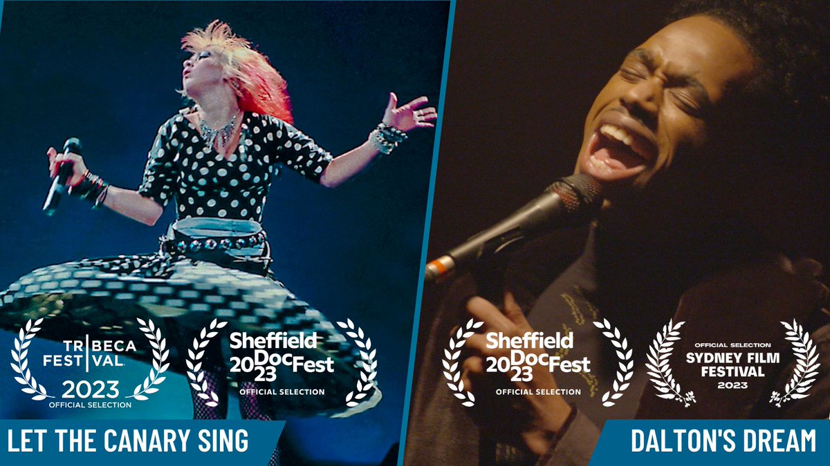DogwoofSales's tweet image. Two Powerful Singers, Two World Premieres!

The Cyndi Lauper documentary LET THE CANARY SING premieres today at @Tribeca and DALTON&apos;S DREAM launches tomorrow at @sheffdocfest 
#Tribeca2023 #SheffDocFest2023