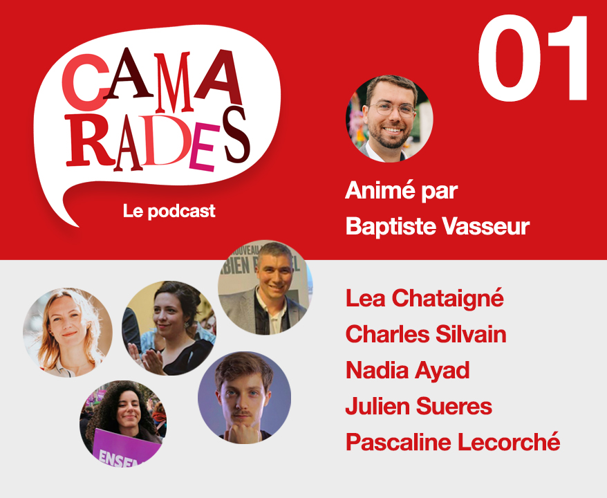 camaradeslepod's tweet photo. CAMARADES #1 -  CAMARADERIE, GAUCHE ET DROITE, MACRON, REFORME DES RETRAITES, animé par @BaptisteVassOff . Avec @LeaChataigne , @CharlesSilvain , @soclxmsy , @juliensueres  et @p_lecorche 

#camaraderie #gauche #nupes #macron #reformesdesretraites #retraites #droite #debat #talk https://t.co/qK890rNhGK