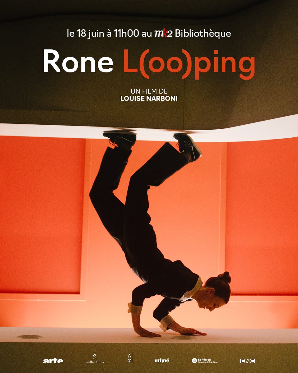 mk2's tweet photo. Demain a lieu l'avant-première du film de Louise Narboni, "L(oo)ping", fait d’un scénario stylisé et de danse. Une projection suivie d’une rencontre avec @RoneOfficial, la réalisatrice et les danseurs💃 : https://t.co/Sqcxt2fzwW
En partenariat avec Walter Films et @Infinemusic https://t.co/tFKGDNH2BT