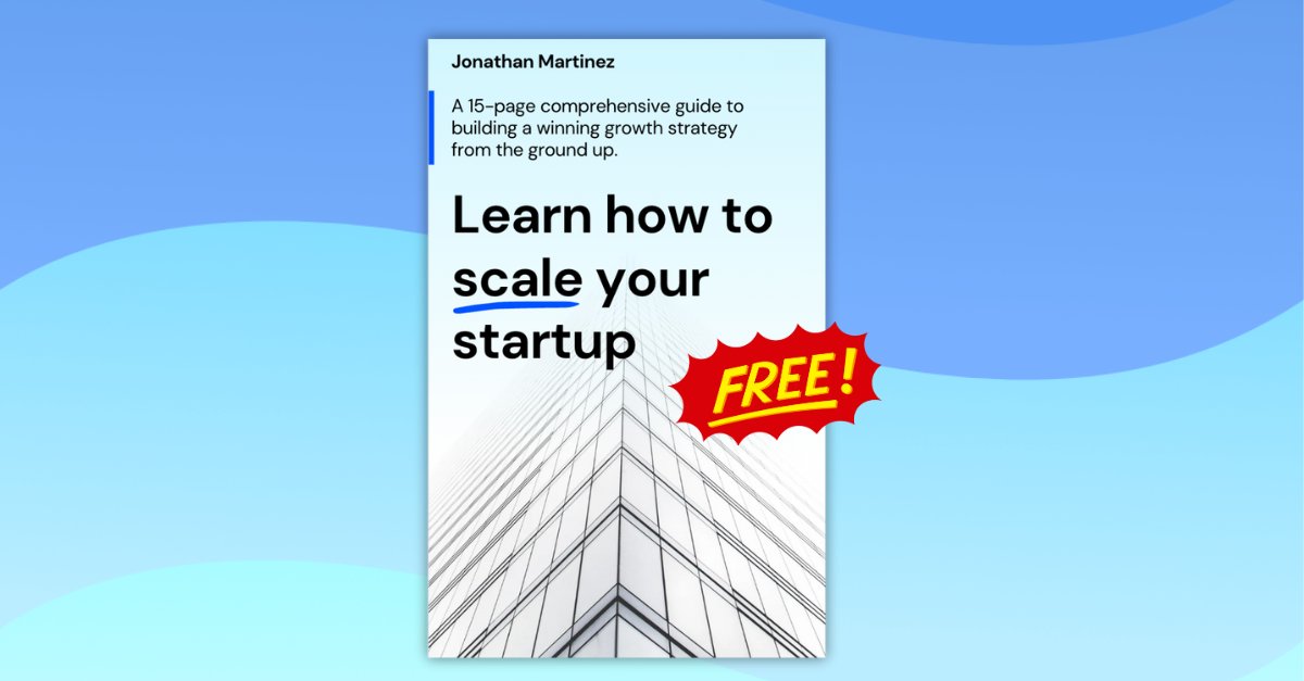 Just released my free 15-page growth guide for scaling your startup 📚

The guide includes:

✅ The way to 10x your growth experimentation
✅ How to build a lean growth stack for attribution
✅ The first growth hire you should make
✅ The most efficient method to finding your