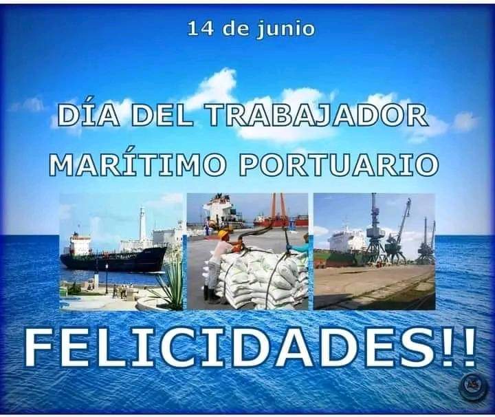 crta_de's tweet photo. Nuestro colectivo se suma a la felicitación de nuestros compañeros del Sector Marítimo Portuario en su día. #MITRANS, #LatirAvileño, #ERTACAV https://t.co/rAv3kgUJOP
