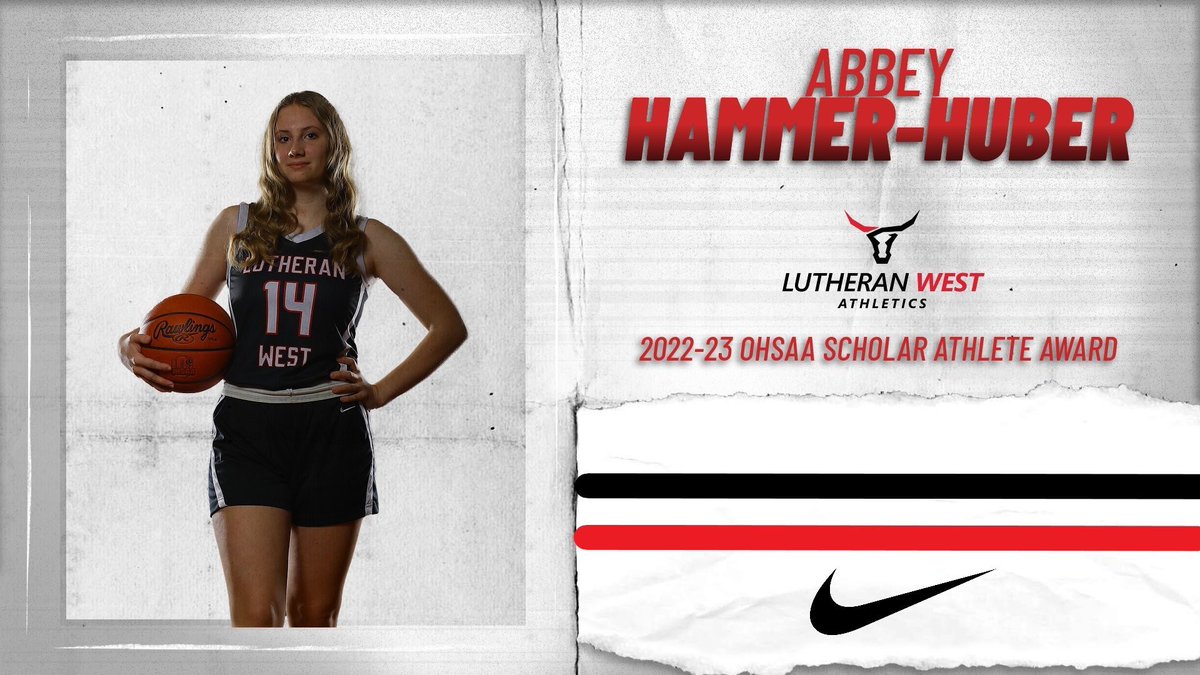 Congrats to Abbey Hammer-Huber on winning the 2022-23 OHSAA Scholar Athlete Award and the Longhorn Longevity Award. #GoWest