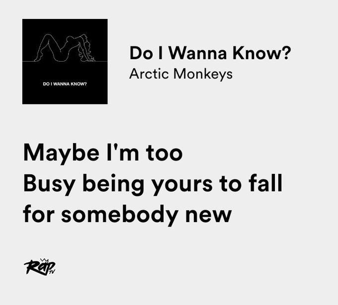 arctic monkeys / do i wanna know?