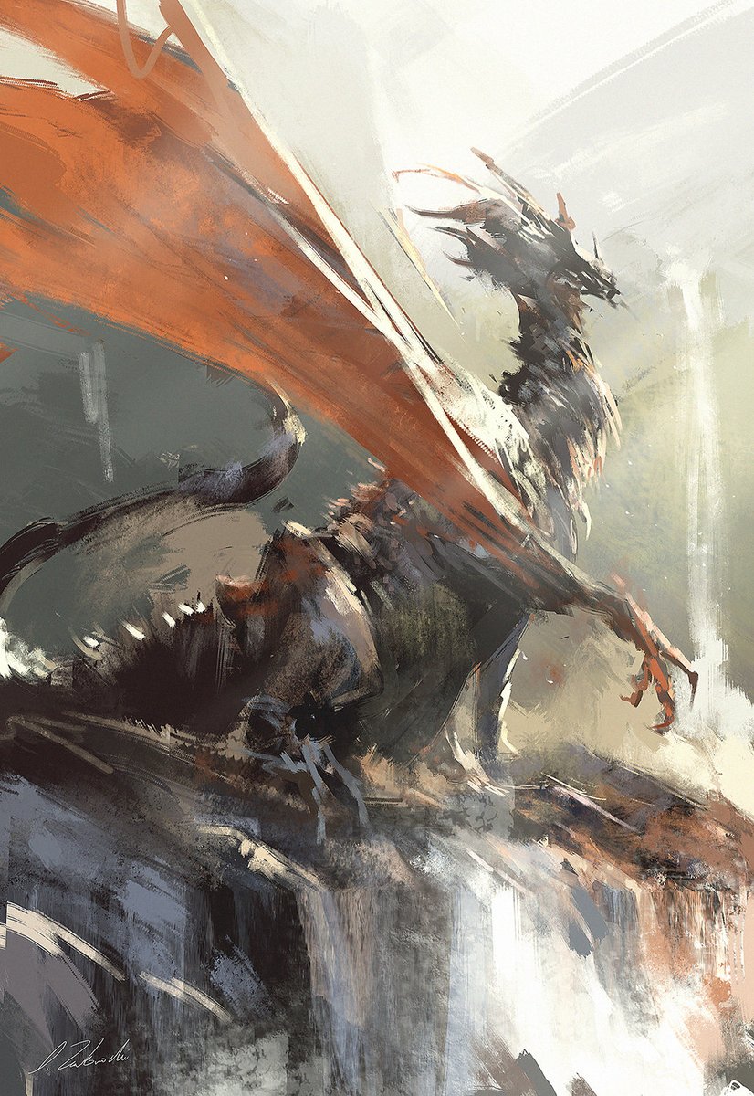 「DRAGONS  (Pool in the comments)」|Darek Zabrockiのイラスト