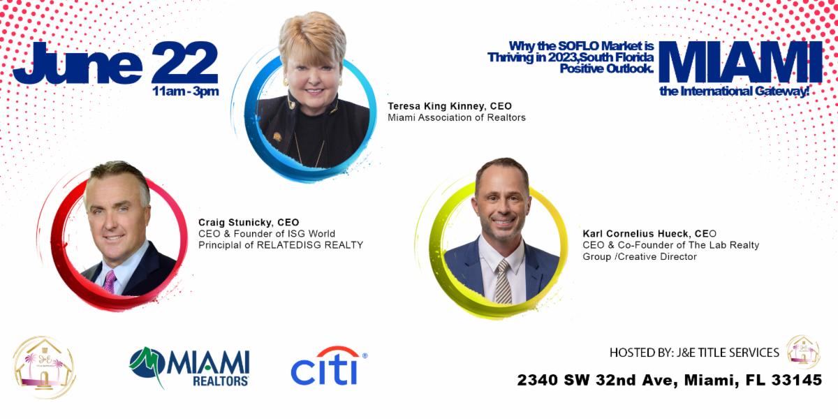 ErikaEnid's tweet photo. Miami the International Gateway!
Join us next Thursday and finish 2023 Strong!
https://t.co/5UCVwFQ9f8
https://t.co/TnztMUjH9B https://t.co/e7CRp0HriY
