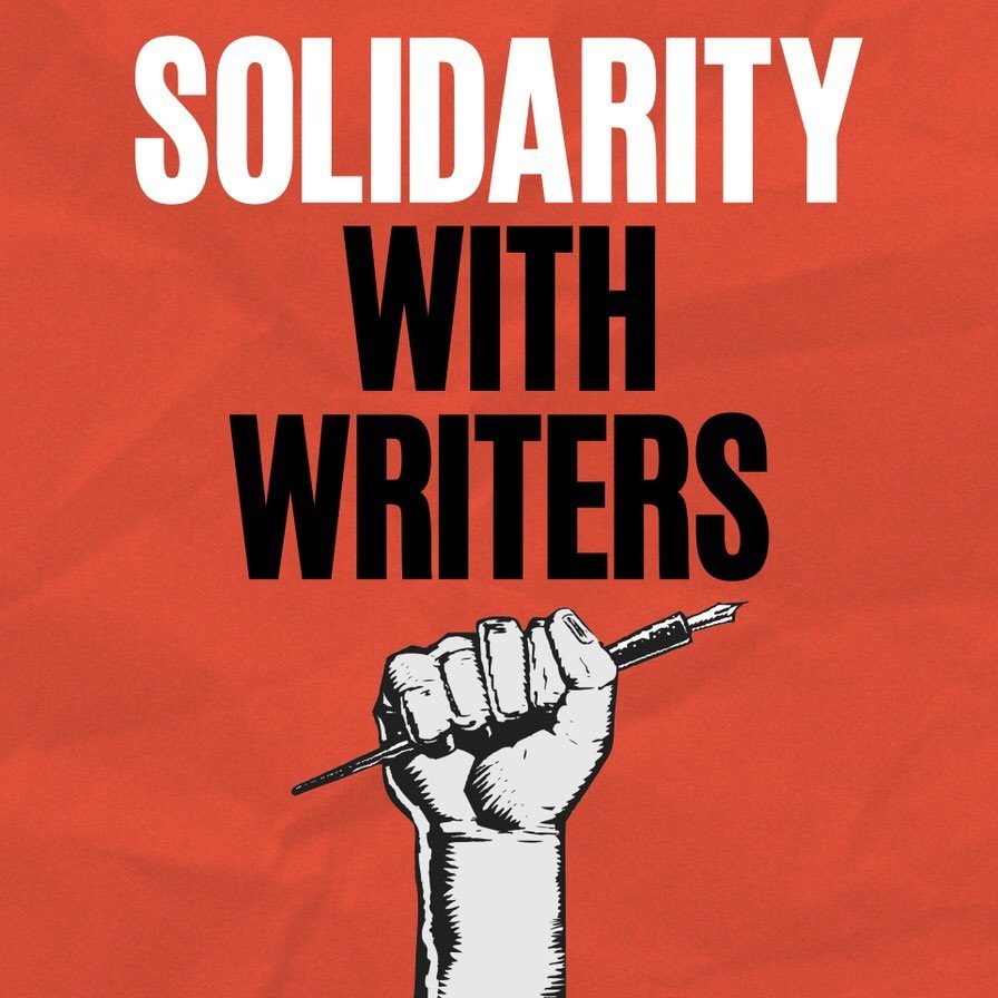 #GuionistasPorTodasPartes
#Screenwriterseverywhere
#WGAStrike 
#WGAStrong
#Guionistasenespañol
#Noseescribensolas                                                        #Solidaridad #SOLIDARITY