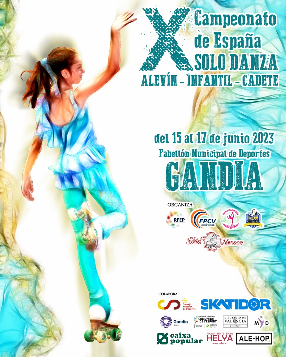 ✨ Gandía se prepara para acoger el X Campeonato de España Alevín, Infantil y Cadete de Solo Danza 

La competición tendrá lugar en el Polideportivo de Gandía del 15 al 17 de junio, en directo por feptv.es 📺

📰+ info: fep.es/website/16-148…

#PatinajeArtístico