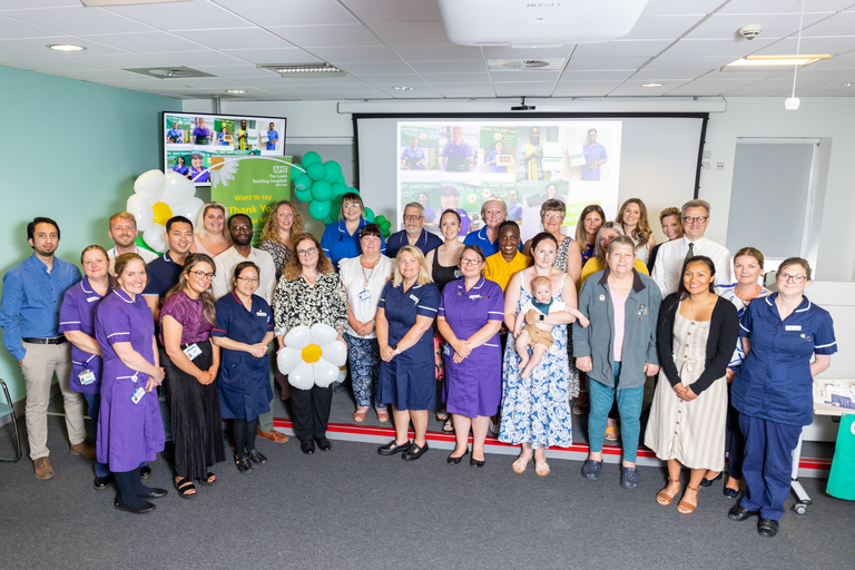 We were delighted today to welcome Melissa Barnes, Vice President of Operations @daisyfoundation, who met nurses and midwives from our hospitals who have been honoured with DAISY awards. The award honours the skilful, compassionate care that nurses and midwives provide every day.