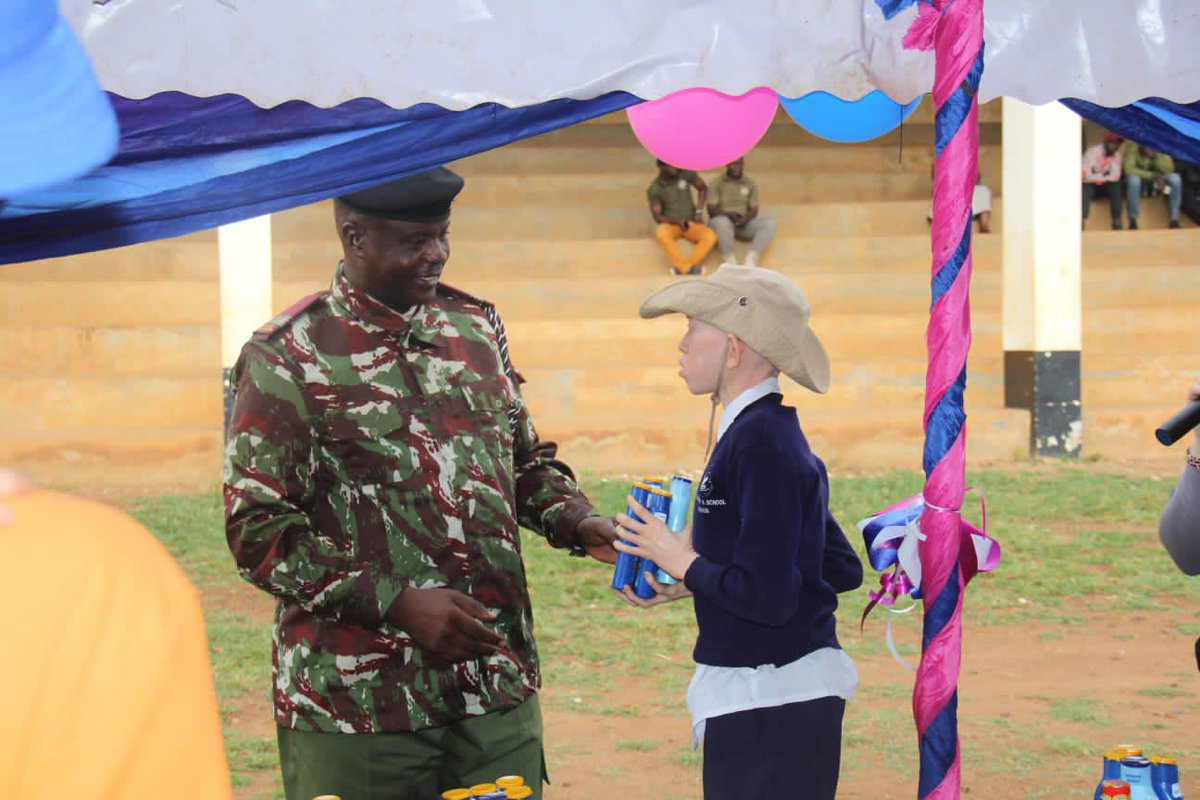 Marking #InternationalAlbinismAwarenessDay in Busia. Special thanks to <a href="/FredHollows/">Fred Hollows</a> for the free eye clinic and giving out prescribed glasses and Busia Referral for giving out sunscreen and after sun to PWAs. Let the voices of PWAs be heard in all sectors. #InclusionIsStrength