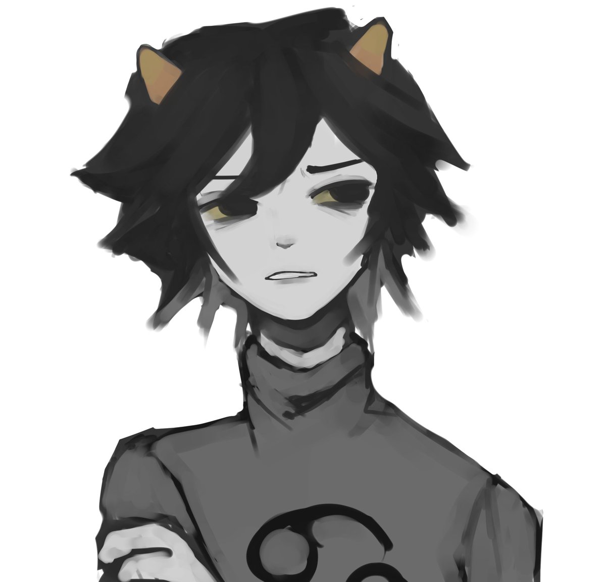 rettier's tweet photo. Karkat
#Homestuck #karkatvantas https://t.co/8mB2b3C5N5