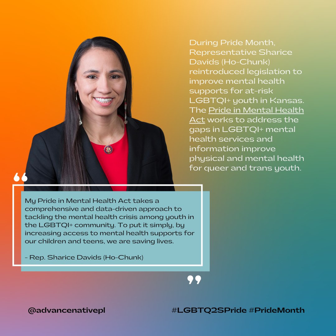 advancenativepl's tweet photo. π³οΈβππ³οΈββ§οΈ This #PrideMonth, let's celebrate and honor the Native leaders who are championing LGBTQ+ & Two Spirit rights. From Kansas to Minnesota & beyond, these #NativeElecteds are leading the fight for a world where everyone feels safe and empowered to be their authentic selves.βπ½ https://t.co/6OZKFrbcU4