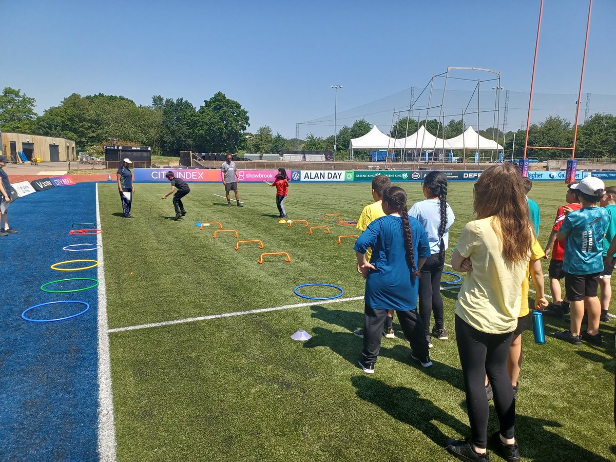 Fabulous KS2 sports day at the Stone X Stadium today. Huge thank you to... <a href="/Saracens/">Saracens Rugby Club</a> <a href="/NonStopActionUK/">Non Stop Action</a> <a href="/Copthall_School/">Copthall School</a> for their sports leaders @JuventusFCYouth