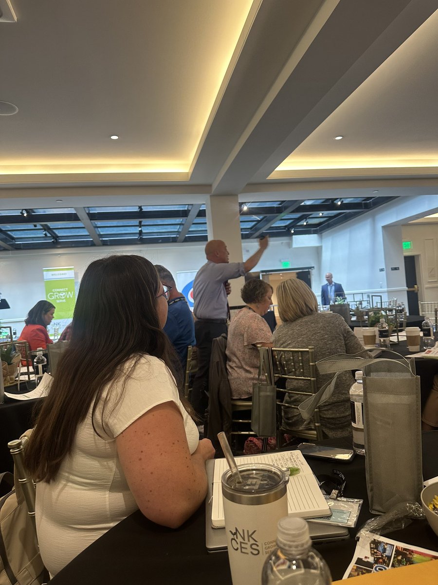 HoganGolfAcad's tweet photo. Enjoying listening to @BuddyBerry and @thomcoffee today @NKCESKids1st.  Great to think differently about schools.  Thanks for coming and sharing. https://t.co/wldZaDGpKn