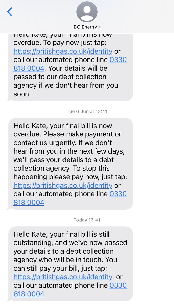KateJones02's tweet photo. @BritishGas disgusting behaviour! I have called and been on your online chat 3 times. The bill you sent is wrong, you used estimates not the meter readings I submitted. You said the bill is wrong but have not sent the revised bill. I will pay the correct bill when I receive it! https://t.co/BFkgsIjhOB