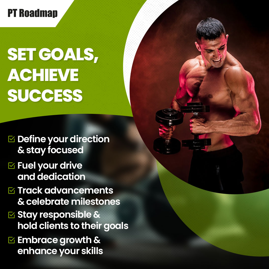 PTroadmap's tweet image. 🌟 Unlock Your Fitness Potential: Set Goals, Achieve Success! 💪🎯
#GoalSetting #FitnessSuccess #PersonalTraining