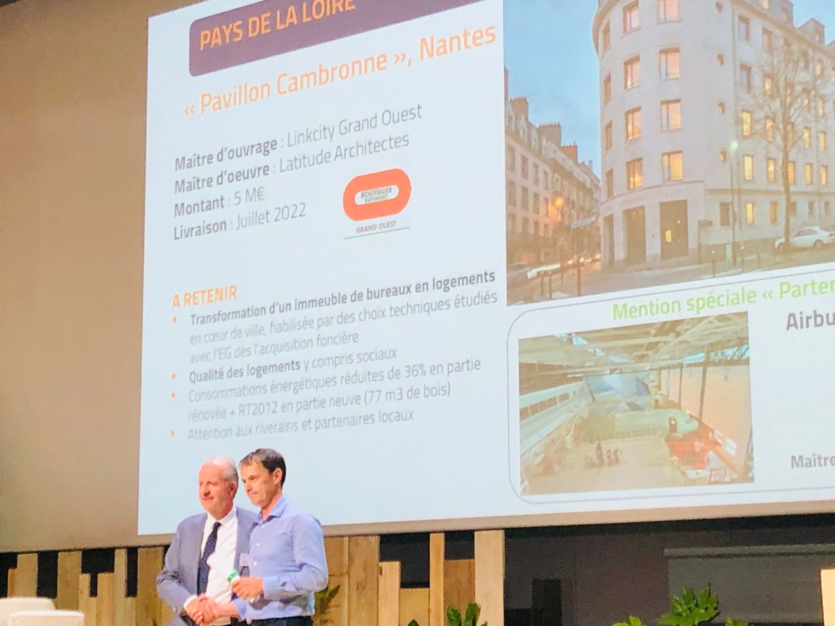 EgfBtp's tweet photo. 7⃣ème Lauréat du #concours : PAYS DE LA LOIRE
@Bouygues_C Centre Ouest pour sa résidence Pavillon Cambronne à @nantesfr. 
#Renconstruction2023 #Innomondurable #Renovation #Innovation #durable https://t.co/CAyxMZRiRX