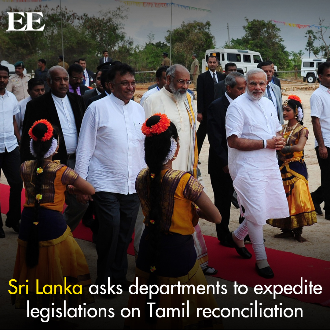 EasternEye's tweet photo. 🇱🇰✍️ Sri Lanka moves to expedite Tamil reconciliation legislation after decades of conflict. 

Discover the country's efforts to address past grievances here: https://t.co/qRwStA83Md

#SriLanka #Reconciliation #TamilRights #easterneye #asianmediagroup https://t.co/xC0JCVlEQP
