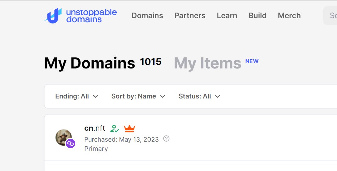 ✊Just hit a milestone - over 1000 domains from <a href="/unstoppableweb/">Unstoppable Domains</a> now in my portfolio.

Being a builder, awaiting the bloom. #UDfam