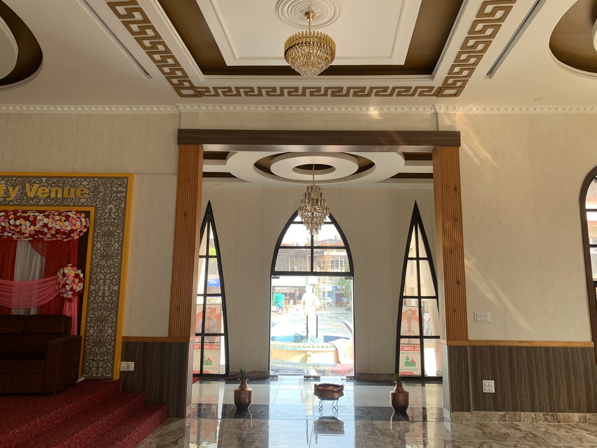 RootnineS's tweet photo. A-One Banquet, Chabahil is nearing completion. Designed in a land area of just over 5 ropanis, the venue consists of 3 banquet halls and a separate restaurant building (currently under construction). https://t.co/8GaZwPTd85